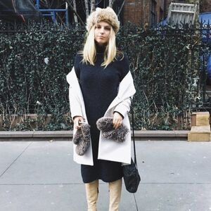 Vintage Arctic Fox Fur Hat